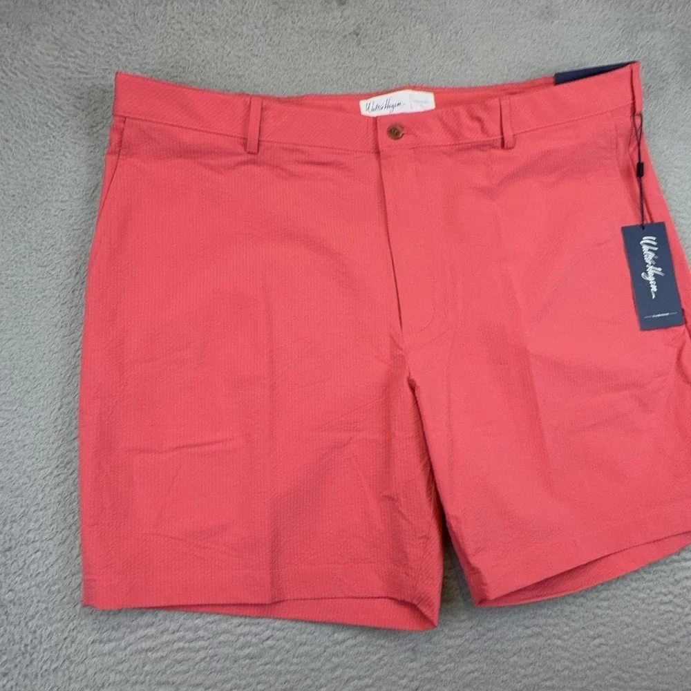 Walter Hagen Clubhouse Mens 42 Pink Seersucker 8